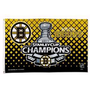  NHL Boston Bruins Stanley Cup Champions Banner Flag 