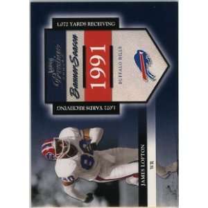 James Lofton Buffalo Bills 2002 Playoff Prestige Banner Season #BS19 