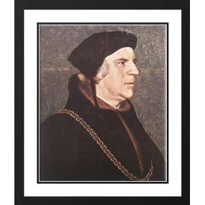 Holbein, Hans (Younger) 20x23 Framed and Double Matted Portrait of Sir 