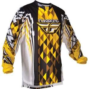 FLY RACING KINETIC YOUTH MX OFFROAD JERSEY YELLOW MD Automotive