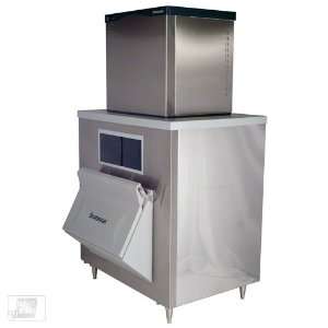   C0830SR 3ABH1100SS 870 Lb Half Size Cube Ice Machine w/ Storage Bin