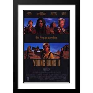  Young Guns 2 20x26 Framed and Double Matted Movie Poster 