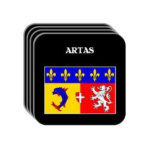  Rhone Alpes   ARTAS Set of 4 Mini Mousepad Coasters 