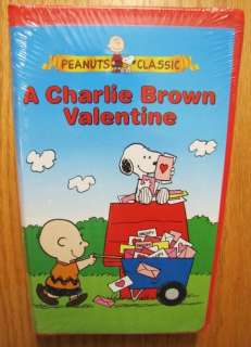 Peanuts Classic A CHARLIE BROWN VALENTINE VHS VIDEO NEW Snoopy 