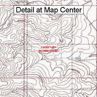   Map   Lucky Lake, New Mexico (Folded/Waterproof)