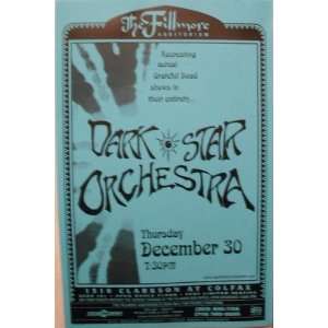  Dark Star Orchestra Fillmore Denver 1999 Concert Poster 