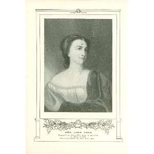  1900 Print Actress Mrs John Drew 