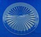Val St Lambert Cut Glass Salver Flat Plate