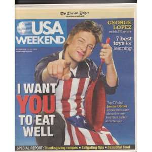  USA Weekend November 13 15, 2009 Jamie Oliver Editors of USA 