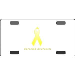  Sarcoma Awareness Ribbon Vanity License Plate Everything 
