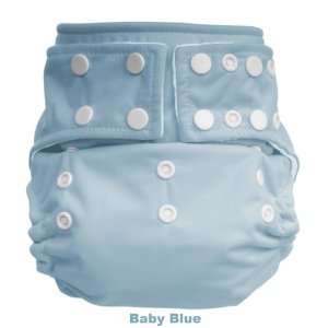 Happy Heinys One Size Diaper w/Snaps   Baby Blue