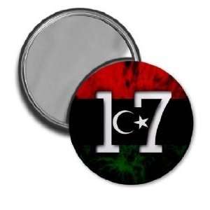  Creative Clam February 17 Libya Freedom Politics 2.25 Inch 