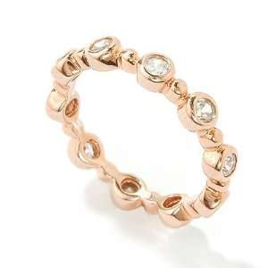   Silver / 18K Rose Gold Plated or Rhodium Brilliante Ring Jewelry