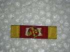 z315 RVN Vietnam National Order 3rd class ribbon bar w/ rosette and 