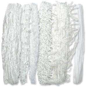  On The Surface Fancy Fiber Embellishment Cord SNOW WHITE 