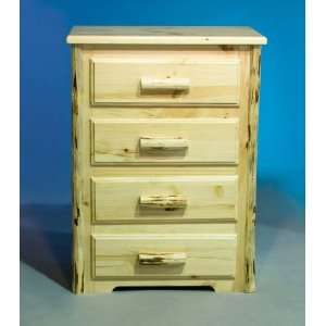  Montana Woodworks MW4D Four Drawer Chest Dresser, Ready to 