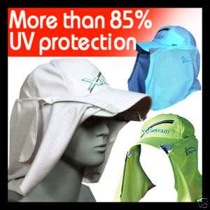 FACE SUNSHADE summer protection UV Sunblock hat cap aid  