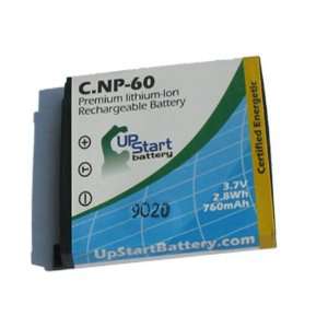 UpStart Battery NP 60 NP 60DBA Replacement Battery for Casio Exilim 