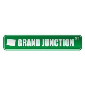 GRAND JUNCTION ST  STREET SIGN USA CITY COLORADO