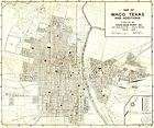 Waco Texas City Street Map ~Uncommon~18x​24