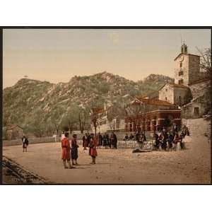   Photochrom Reprint of The convent, Cetinje, Montenegro