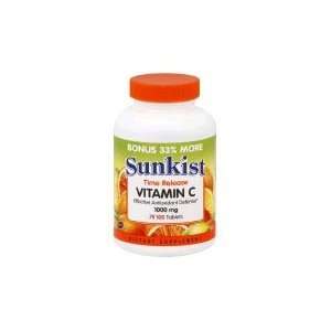  SUNKIST VIT C TABS TIME RELSE Size 75 Health & Personal 