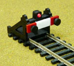 HO Scale Buffer Stop with Light (Wireless for DCC)  