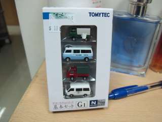 Toyota Nissan Van mini truck G1 set N scale Tomytec  