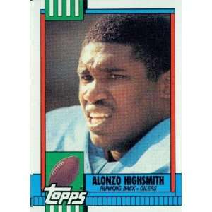  1990 Topps #220 Alonzo Highsmith   Houston Oilers 