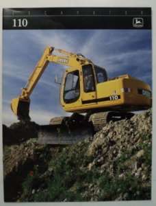 John Deere 1998 110 Excavator Sales Brochure  