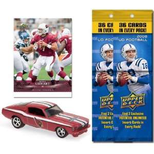 Upper Deck NFL 1967 Ford Mustang Fastback with Trading Card & Two 2008 
