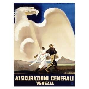  Assicurazioni Generali Venezia, 1936 Giclee Poster Print 