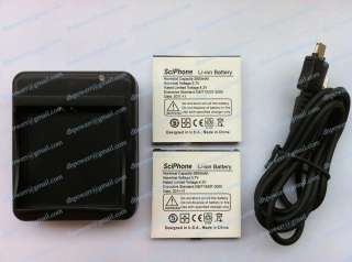  Battery + Wall Charger + USB Cable For Sciphone (I 68+) (I 9+++) Phone