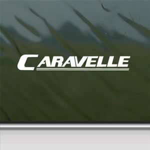  Caravelle White Sticker BOAT CRUISER Laptop Vinyl Window 