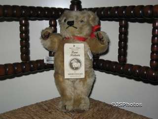 Merrythought Golden Mohair Bear Growler Limited Edition Signed  