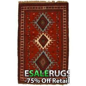  6 4 x 4 0 Ghoochan Hand Knotted Persian rug