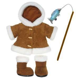  Build A Bear Workshop Arctic Fisherman Outfit 4 pc. Toys 