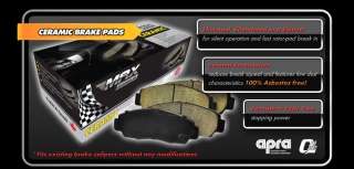 Rear Pads] Performance Ceramic Brake Pads Quiet & Low Dust  