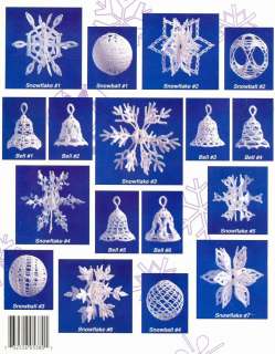 Annies Attic Crochet Snowflakes Bells Snowballs OOP  