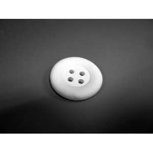  Ceramic bisque unpainted bi5115 round button 1x1x3/16 