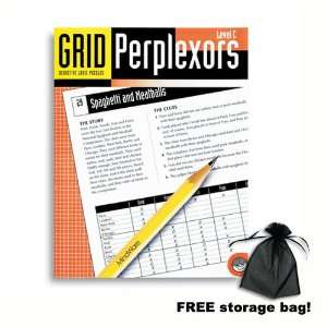  Grid Perplexors Level C w/Free Storage Bag Toys & Games