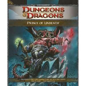  D and D 4th Edition Prince of Undeath Toys & Games
