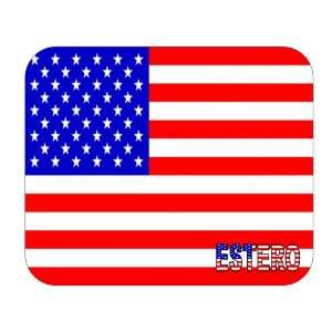  US Flag   Estero, Florida (FL) Mouse Pad 