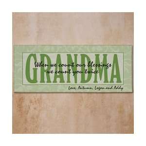  Personalized Wall Canvas for Grandmother