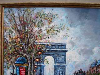 ANTOINE BLANCHARD   LES CHAMPS ELYSEES   ARC D TRIOMPHE   FRENCH 