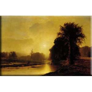   Meadows 16x10 Streched Canvas Art by Inness, George