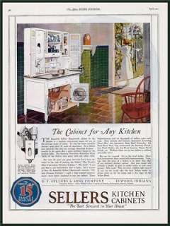 1921 AD Sellers Elwood, Ind. kitchen cabinets   