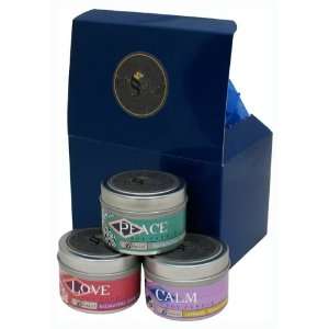  Blissoma Aromatherapy Candle Gift Trio   Calm/Love/Peace 