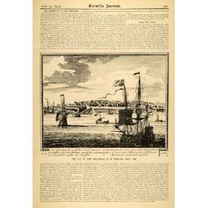  1897 Article Scientific History New Amsterdam City Ship 