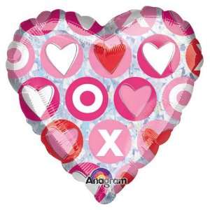  Hugs & Kisses XOXO Valentine Heart 18 Mylar Balloon Toys 